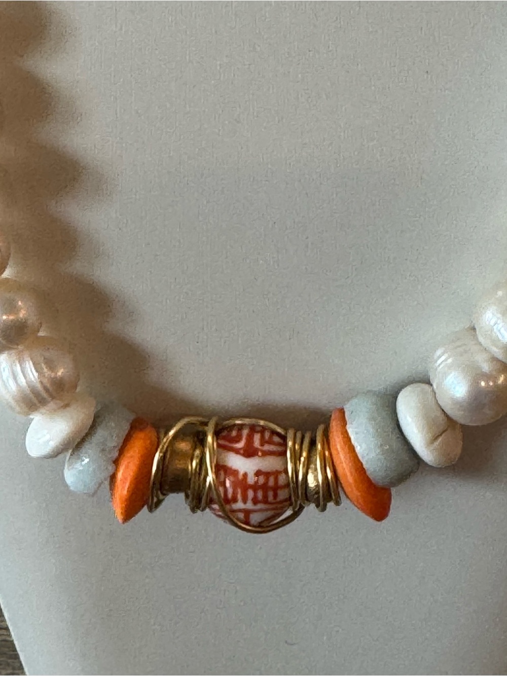 Pearl and Mixed Bead Necklace - NEW! - Picture 2 of 6